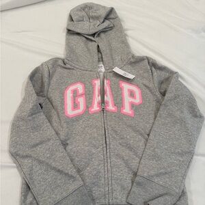 Vintage GAP Arch logo zip up Hoodie kids Size large